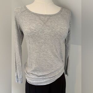 Shop Bop subtle silver glimmer top